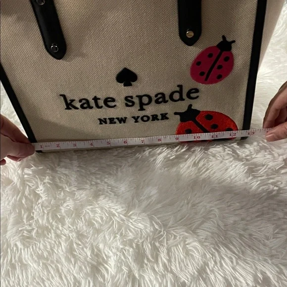 Kate Spade Black and Cream Tote Bag with wallet - Picture 3 of 8